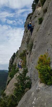 Dans la face du Quiquillon Dans la face du Quiquillon